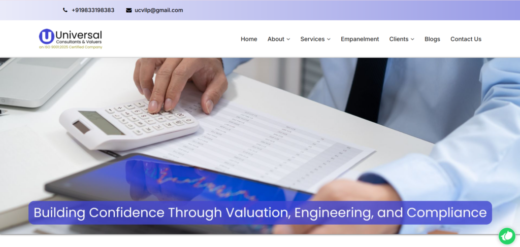 Universal Valuers Website